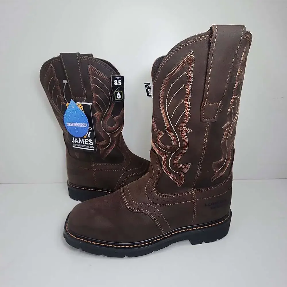 Cody James Waterproof Work Boots Men Size 8.5D